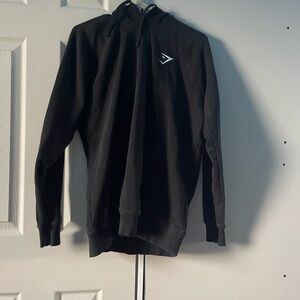 Men, size Medium, sweatshirt, black. .gymshark